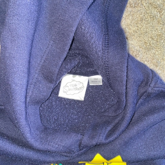 The Simpsons Licensed Graphic Hoodie Girls Lisa Simpson Small - Picture 5 of 5